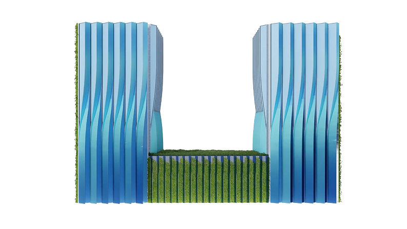 Energy Towers Visual 3D